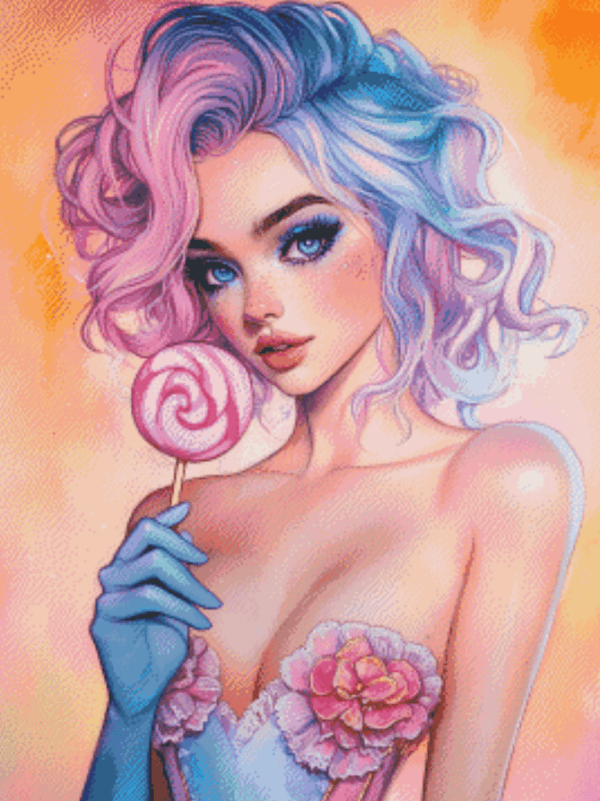 Candy Sorceress by Finira 50×65 56 Farben
