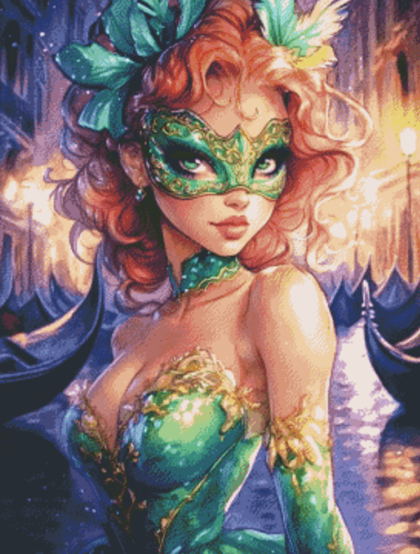 Masquerade Mystery by Finira 50×65 56 Farben