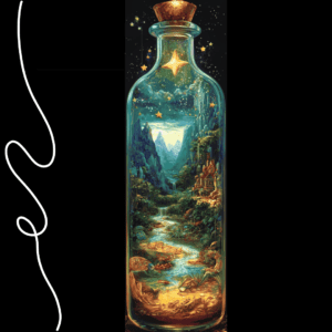 Life in a Bottle - Granden Cove by Sakura.Cherry ai 50×160 80 Farben | Ai Art