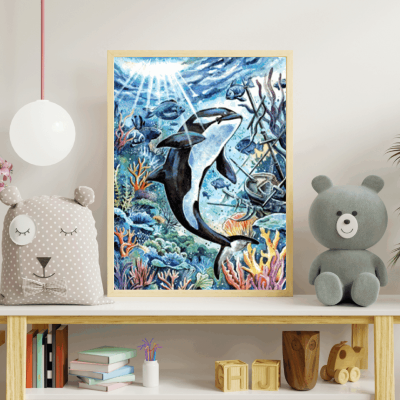 Echoes of the Deep by Harenas Artwork ai 50x70 285 Farben