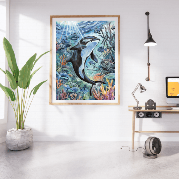 Echoes of the deep by Harenas Artwork 70x100 277 Farben – Bild 2