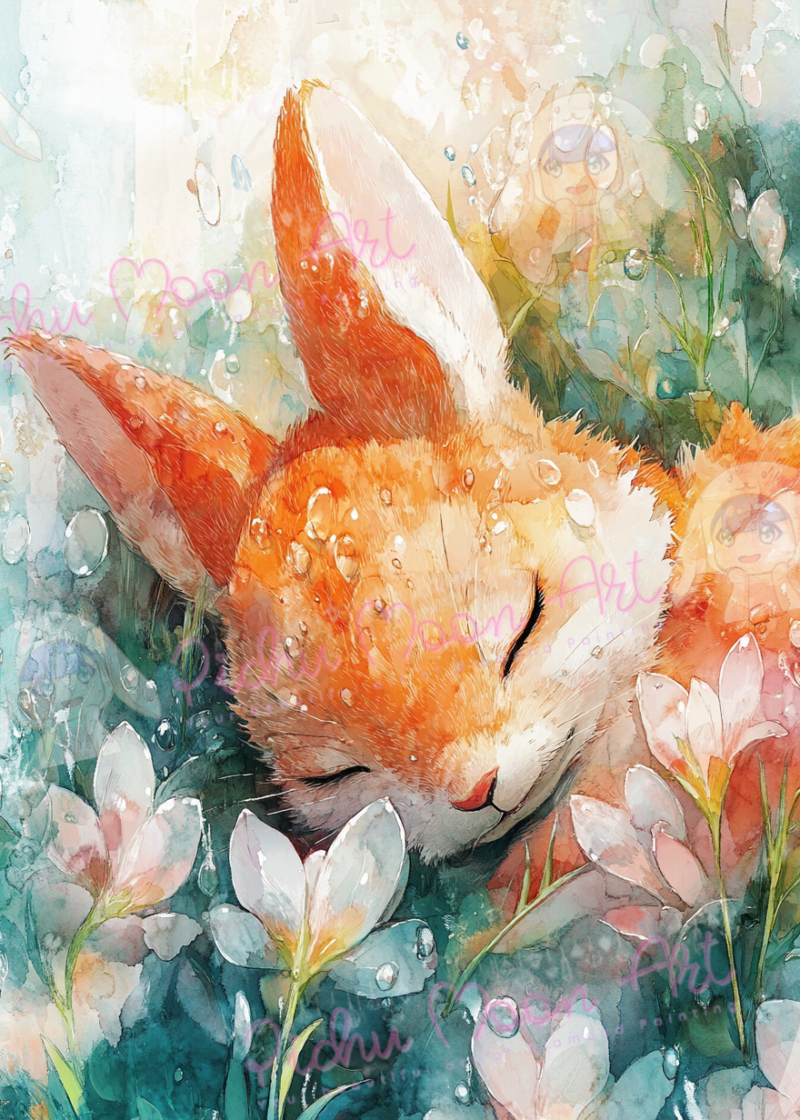 Traum im Morgentau by Sakura.Cherry ai 50×70 68 Farben | Ai Art