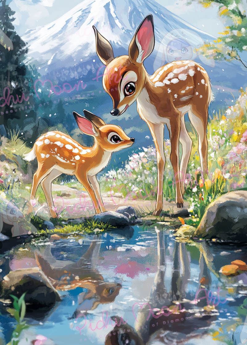Reflection of Innocence by Sakura.Cherry ai 50×70 57 Farben | Ai Art