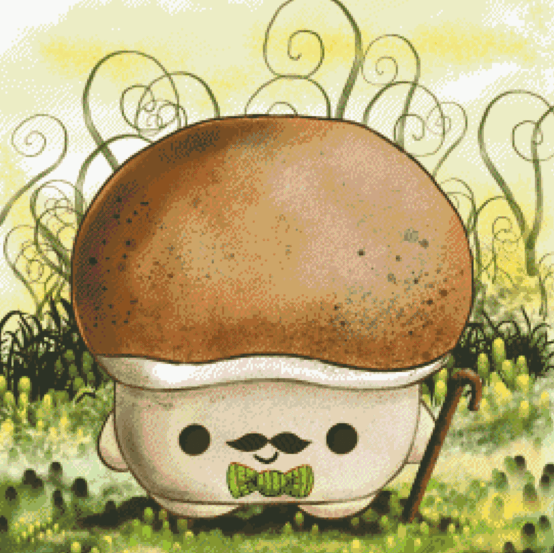 Champignon by Tiny Tami 50x50