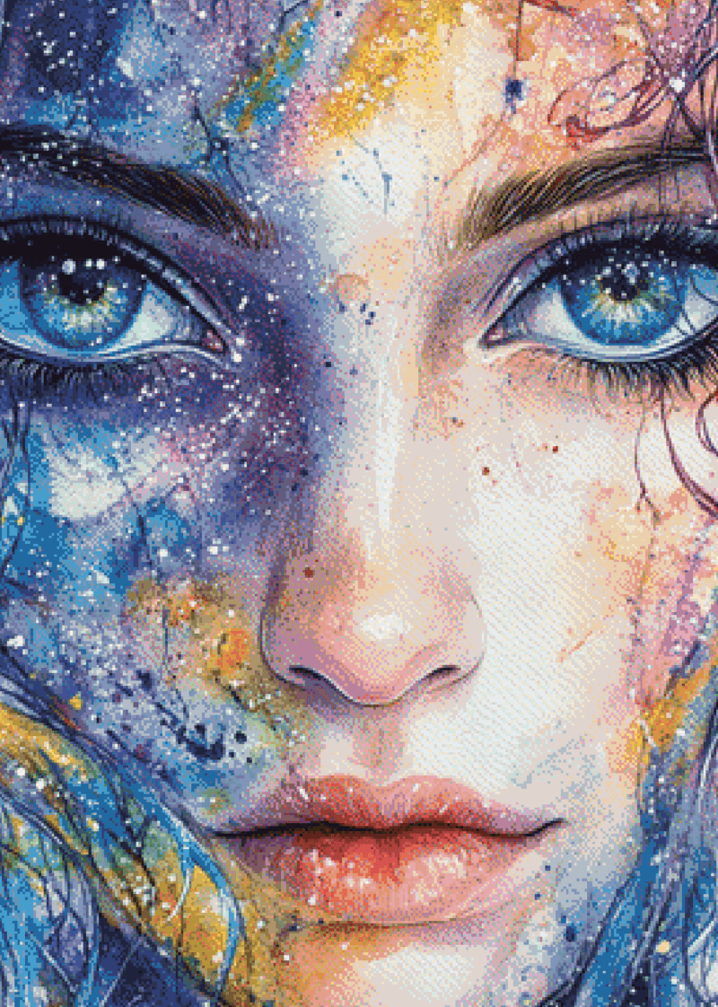 Kreuzstich PDF Stardust Reflections