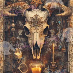 Tarot Card Silence by Sakura.Cherry ai 50×70 49 Farben | Ai Art
