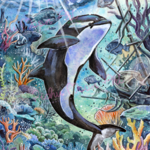 Echoes of the deep by Harenas Artwork 70x100 277 Farben