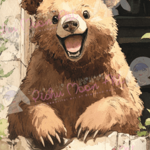 Say Hello! by Sakura.Cherry ai 50×70 60 Farben | Ai Art