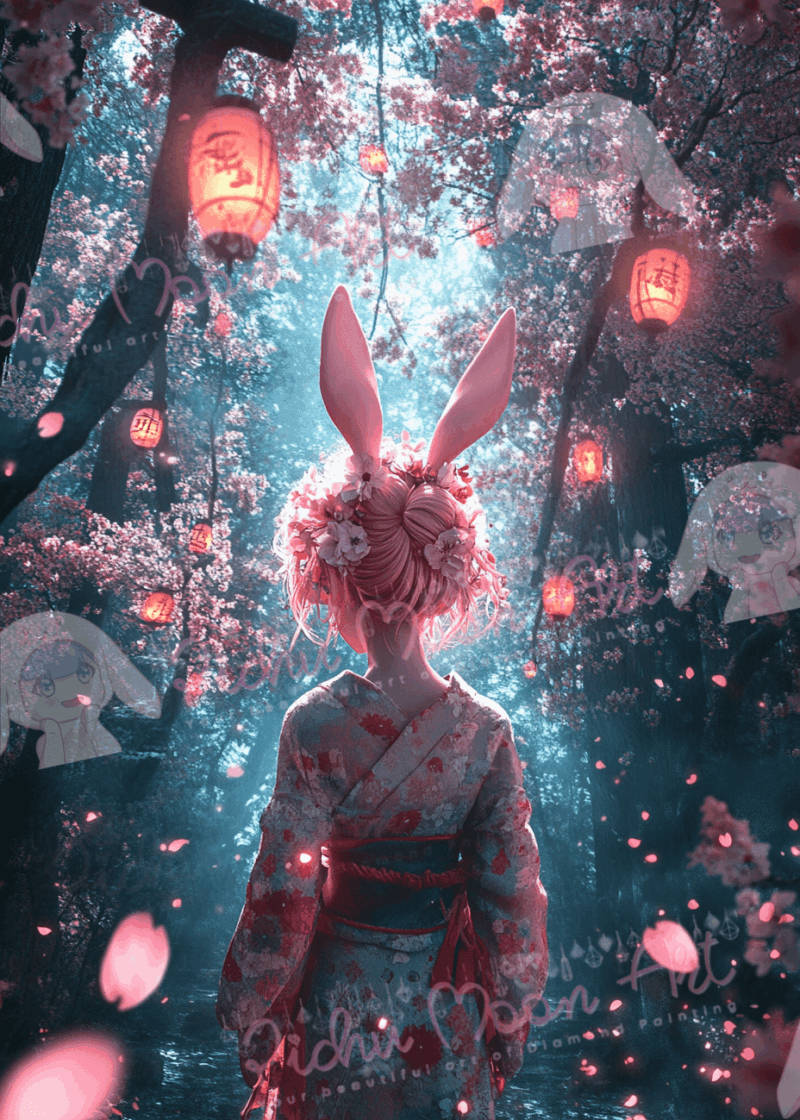 Kokyora by Sakura.Cherry ai 50×70 97 Farben | Ai Art