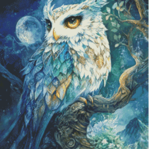 Night Owl by Sakura Cherry ai 50×70 | Ai Art