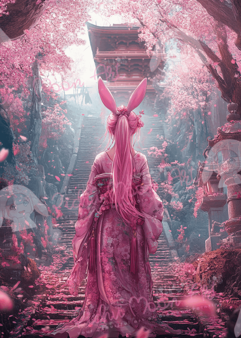 Usagiko by Sakura.Cherry ai 50×70 80 Farben | Ai Art