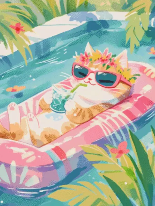 Purrfectly Floating – Bild 2