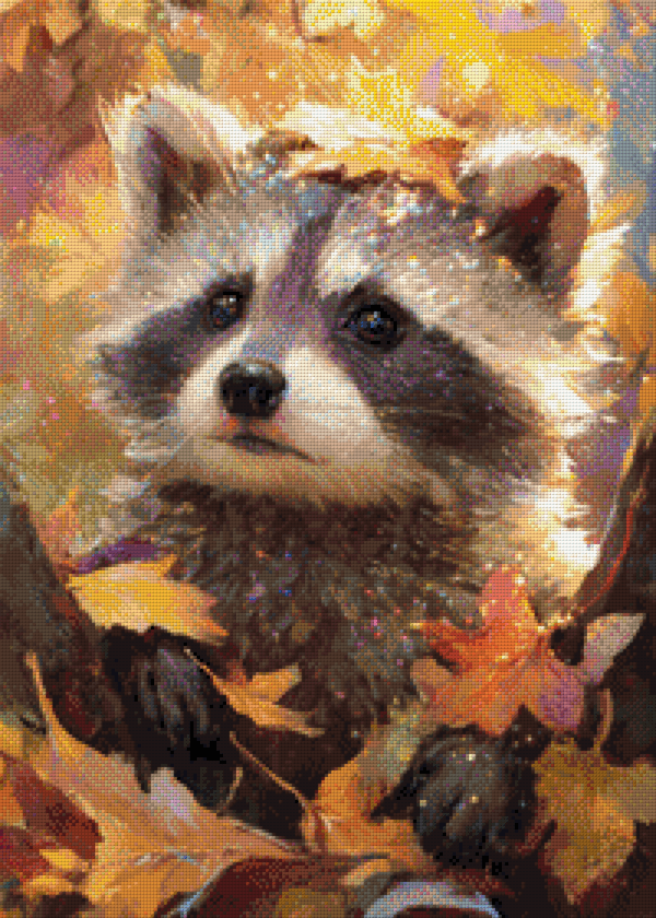 Autumn Raccoon Magic – Bild 4