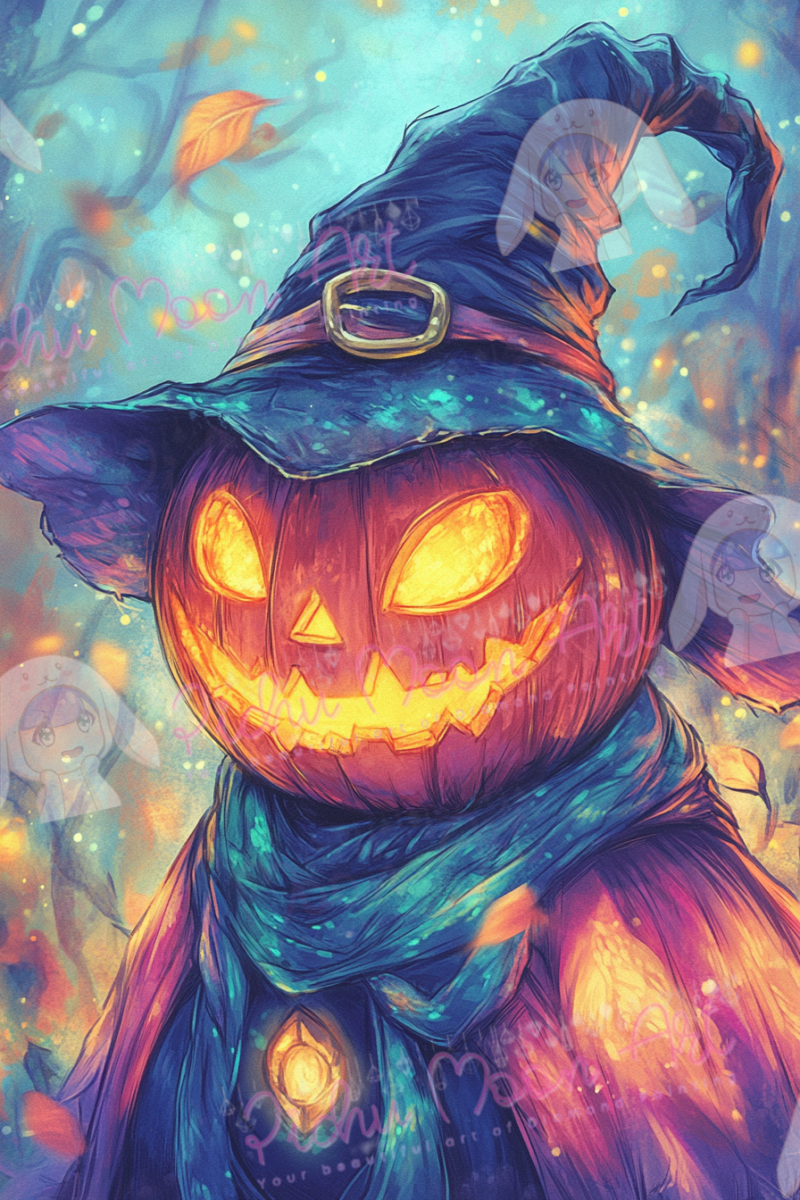 Pumpkin Witch Glow
