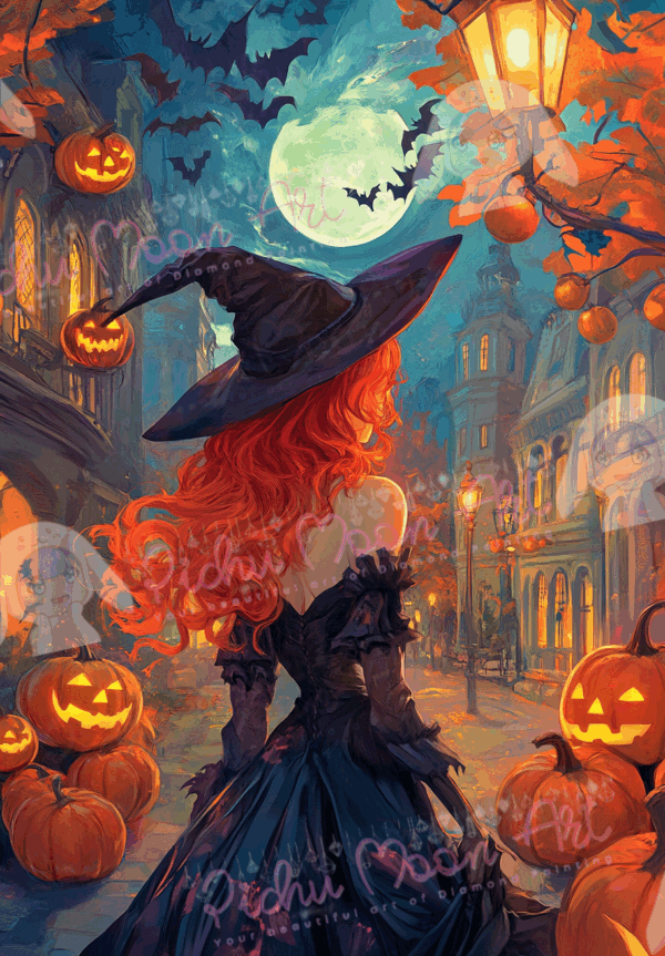 Witch in Pumpkin Street