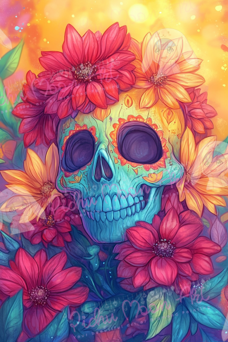 Floral Skull Delight