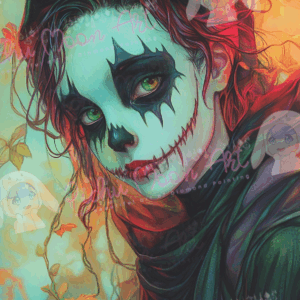 Whimsical Calavera Girl