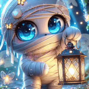 Mummy with her Lantern