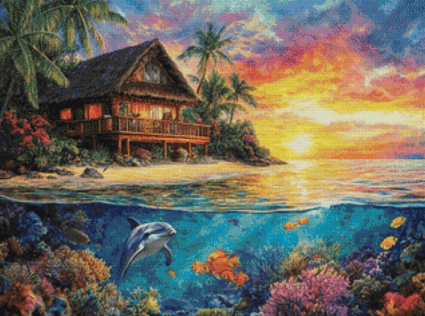 Calm down by Sakura.Cherry ai 80x60 80 Farben | Ai Art – Bild 4