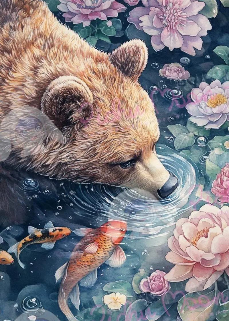 Bear and Blossom Pond