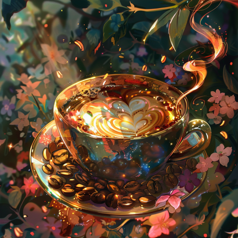 Handgemachte Kerze aus Soja Wachs - Roasted Coffee Beans