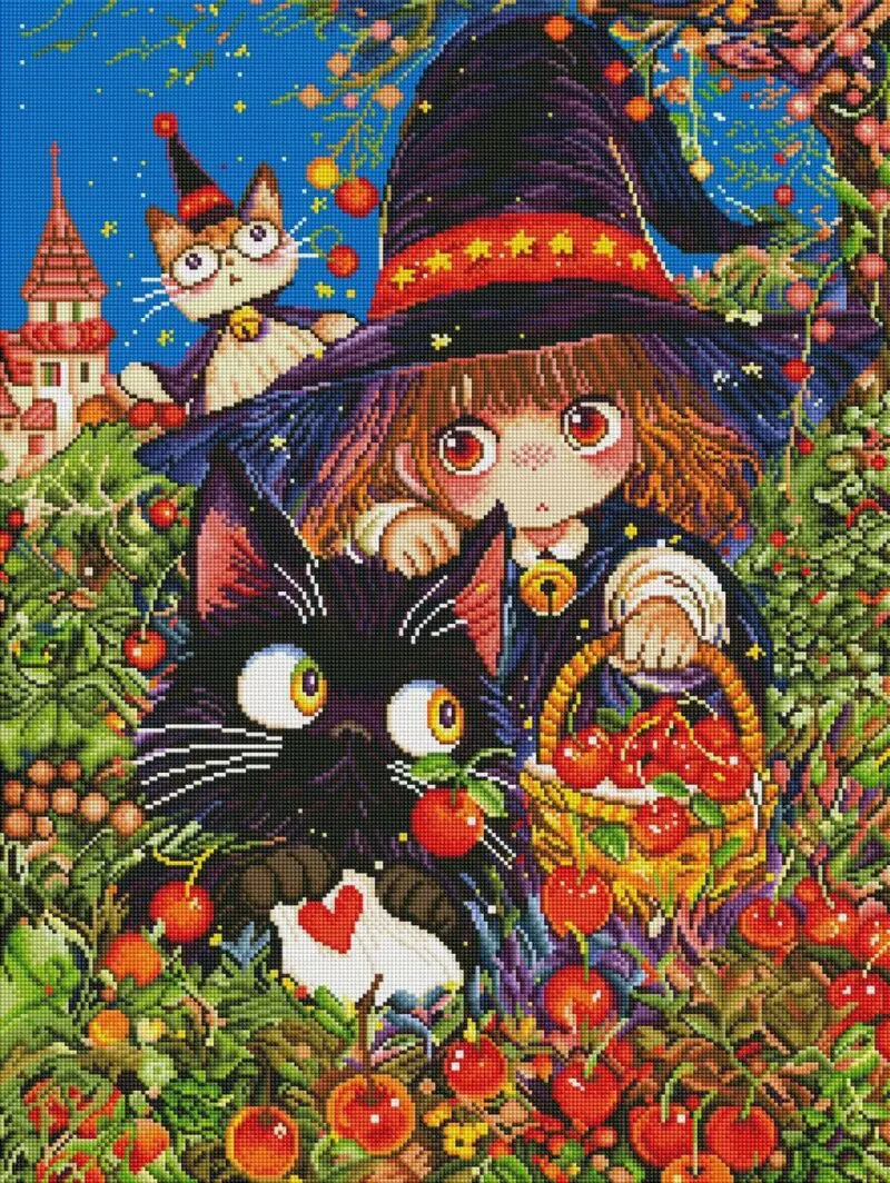Cherry Witch and the Black Cat