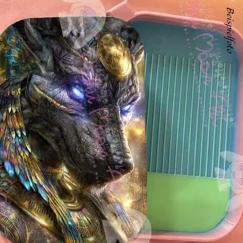 Celestial Anubis Regenbogen Schiff