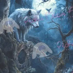 Silberwolf der Nacht