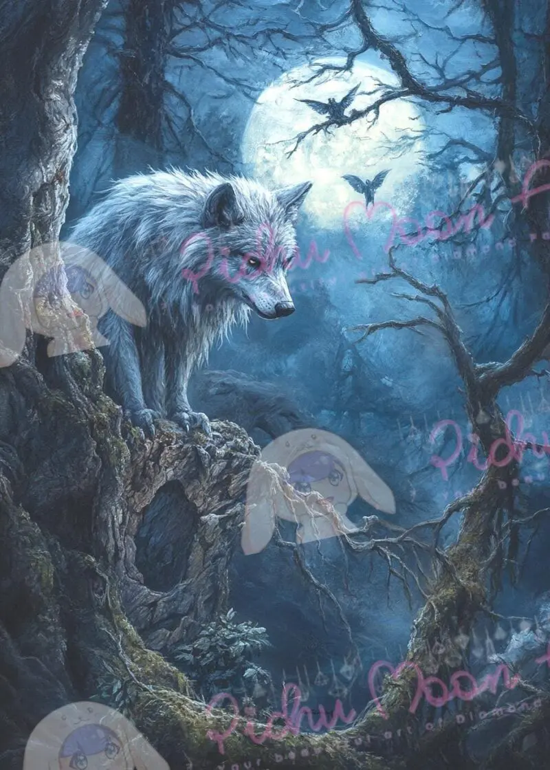 Silberwolf der Nacht