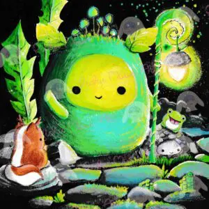 Waldgeist mit der Laterne