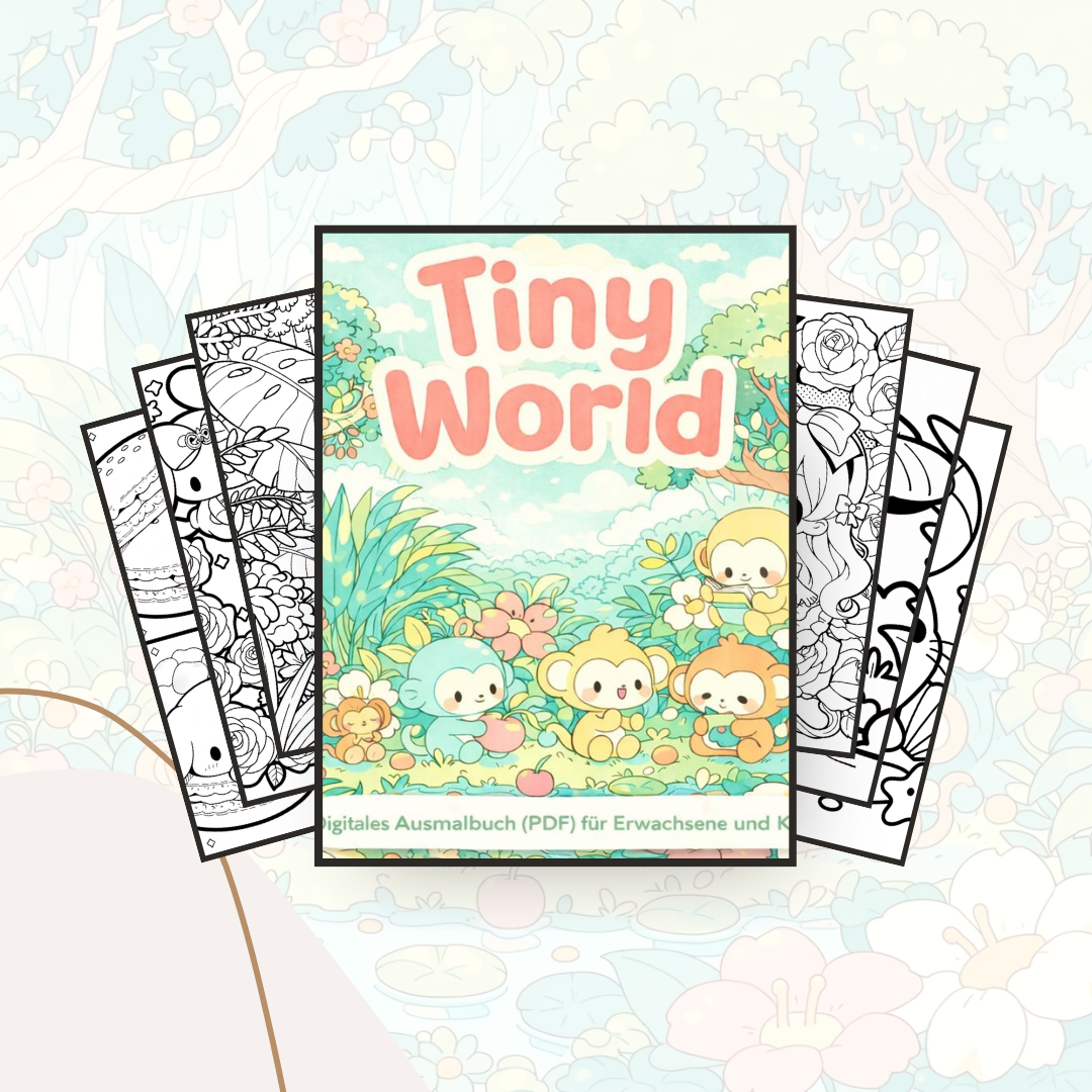 PDF Tiny World - Ausmalbuch vol. 1 – Bild 2