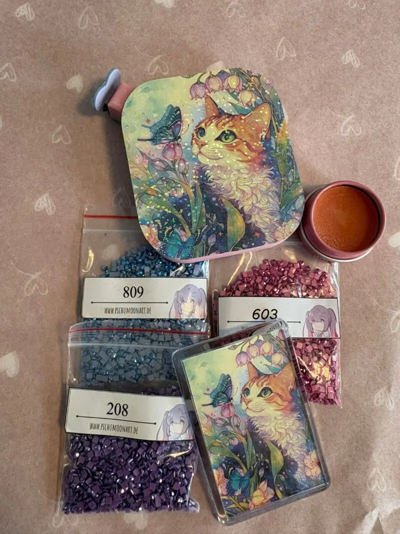 Verzauberte Katze – Diamond Painting Set