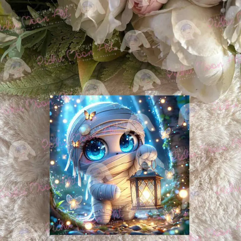 mummy with her lantern