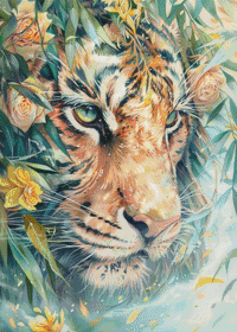 Digitale Leinwand Calm of the Tiger