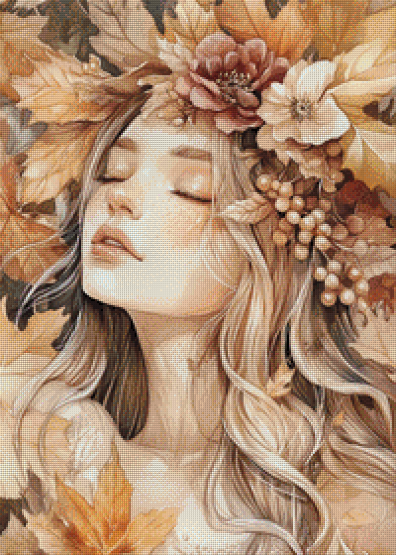 Digitale Leinwand Autumn Goddess