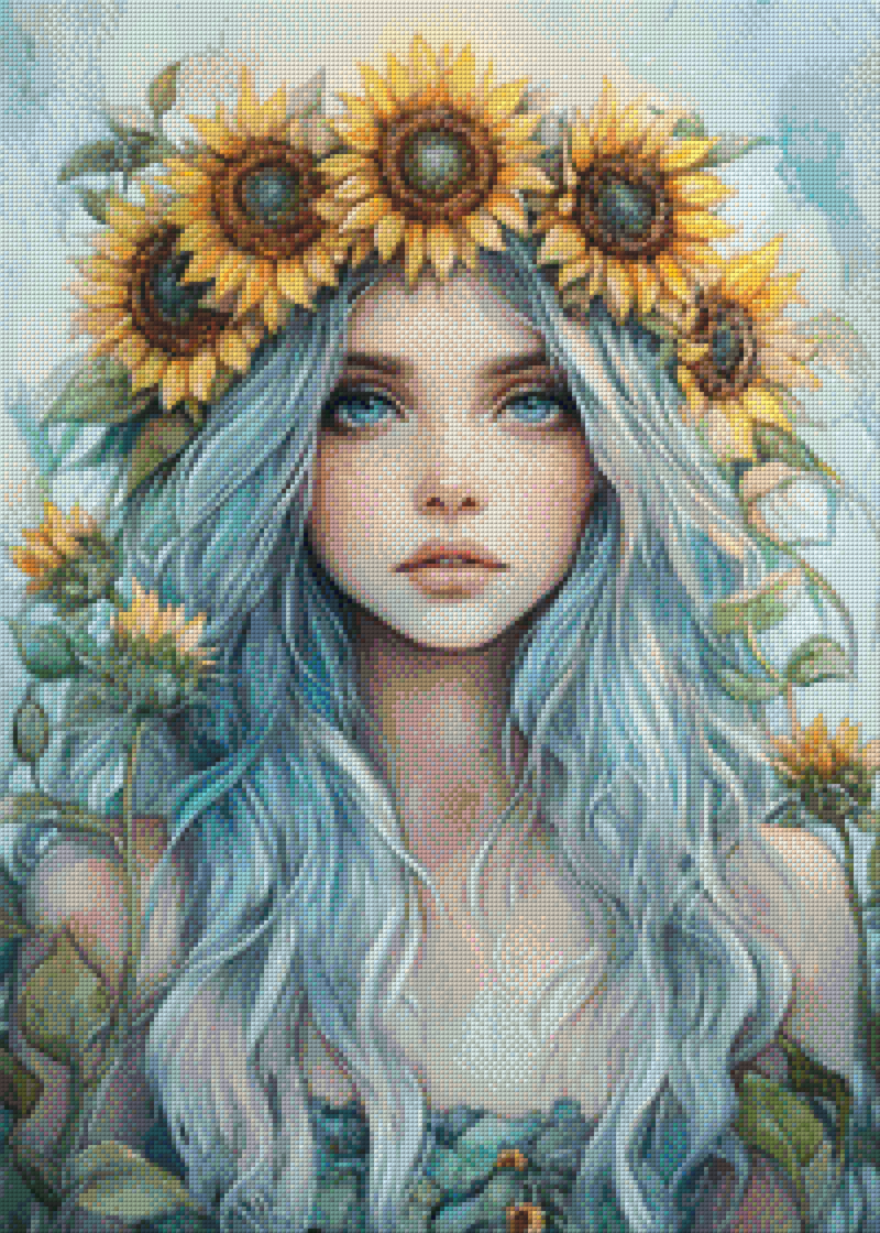 Digitale Leinwand Summer Goddess