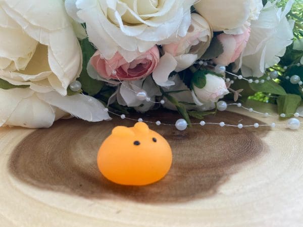 Orangener Mochi
