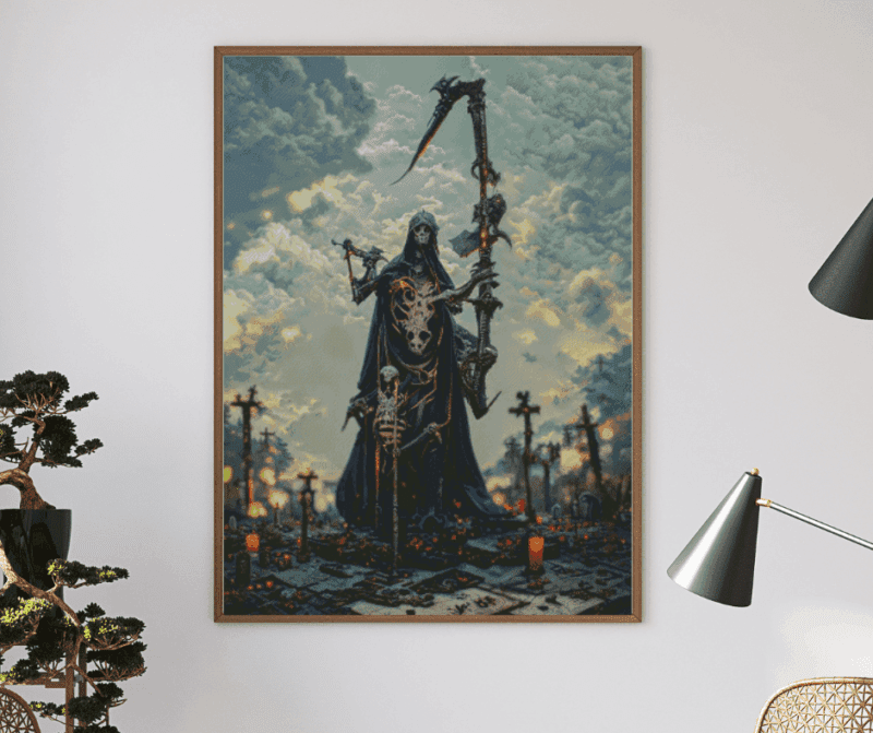 Veto, The Death Reaper 120×80 Eckige Steine (100 Farben)