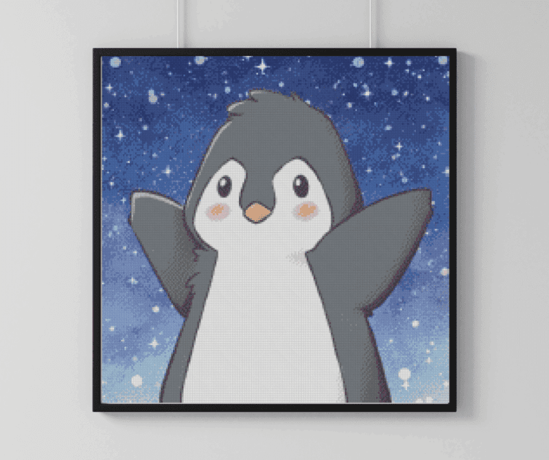 PichuMoonArt, i need a hug 50×50 eckige Steine
