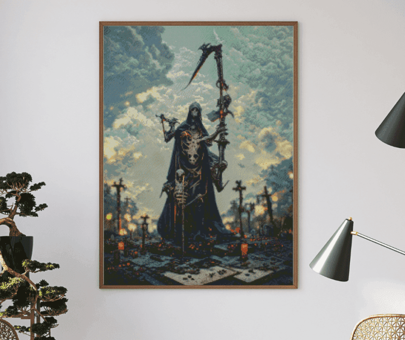 Veto, The Death Reaper 50×70 Eckige Steine