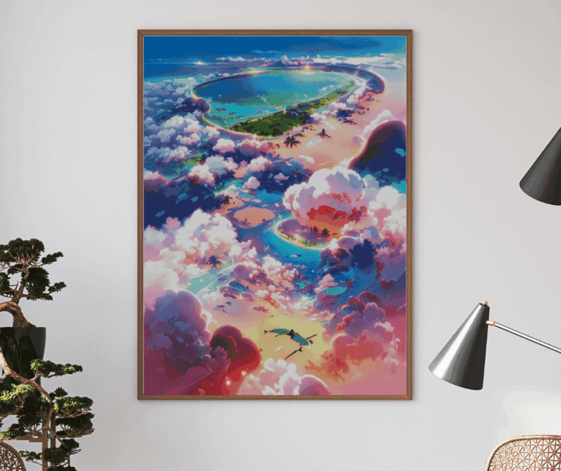 Holosomnia, Serenity Reef 115×155 Eckige Steine (60 Farben)