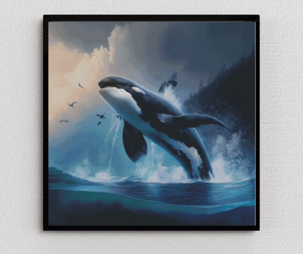 Diamond Painting Orca