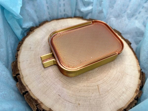 KLEIN Silber Gold Bronze – Stapelbare Schiffe (Eckige Steine)