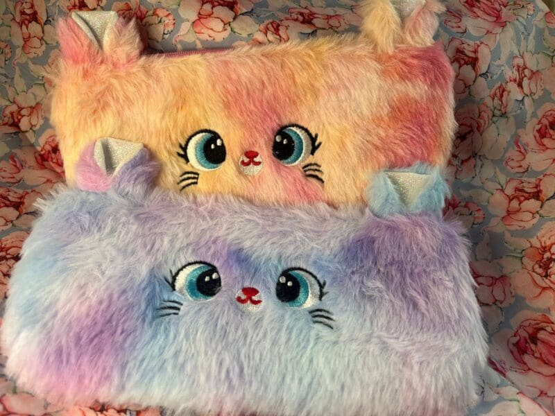 Federtasche Katzen 3 verschiedene Farben