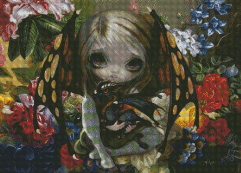 JasmineBecketGriffith_FlowerDragonling 50x70