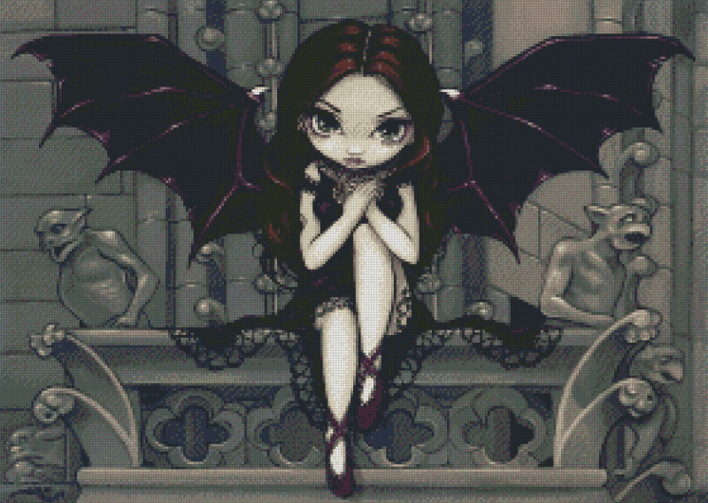 JasmineBecketGriffith_GargoylesOfNotreDame 50x70