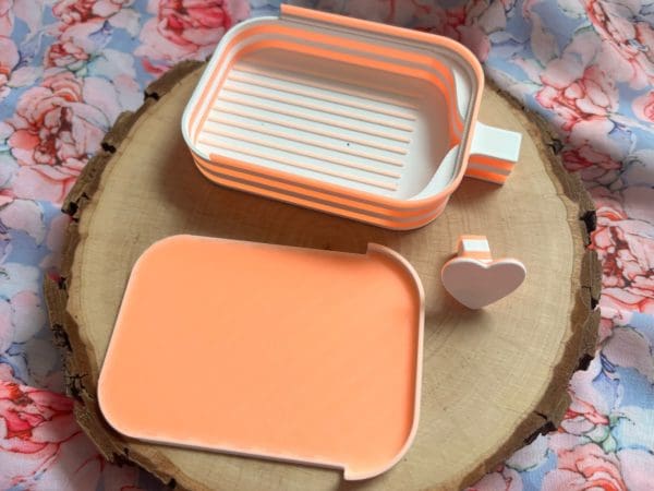 Kleines Schiff Set - Weiss Orange