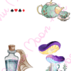 Release Paper Set Alice into Diamond Wonderland