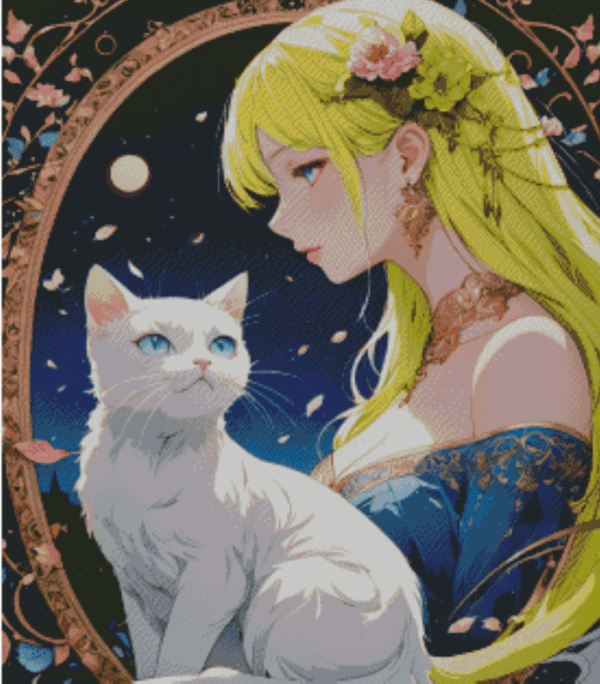 Sakura.ai Princess of Love 50×65 | Ai Art