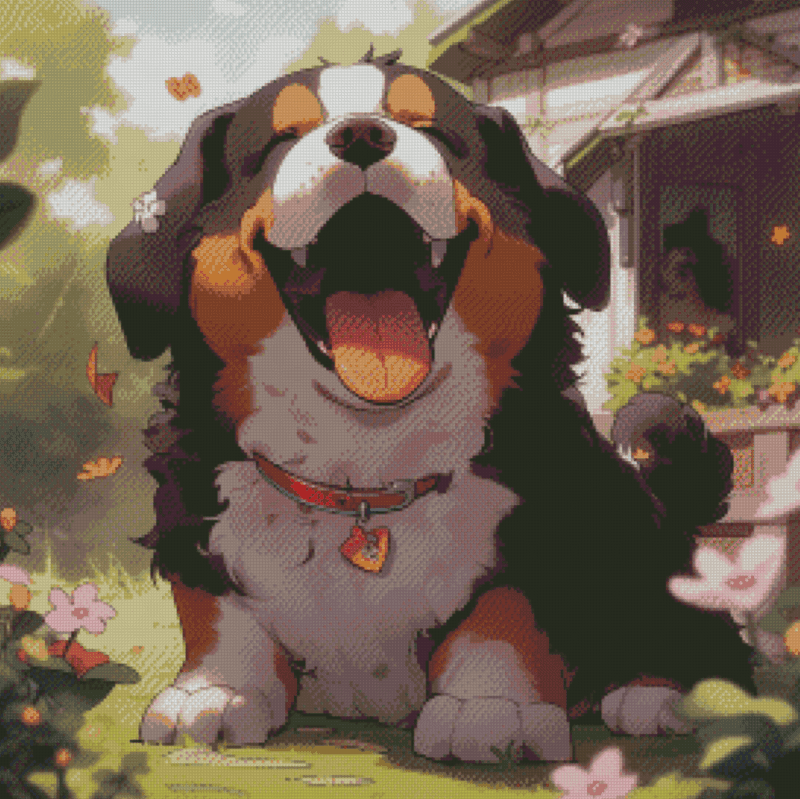 Sakura.ai Cutie Börchi 50x50 56 Farben | Ai Art